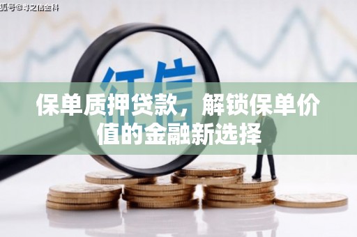 昌乐保单质押贷款，解锁保单价值的金融新选择