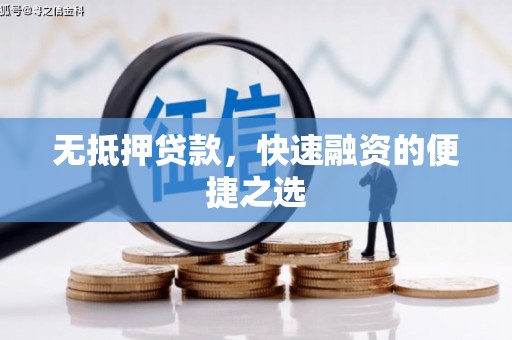 昌乐无抵押贷款，快速融资的便捷之选