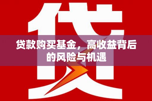 昌乐贷款购买基金，高收益背后的风险与机遇