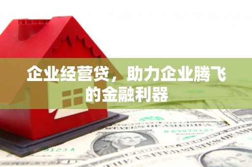 昌乐企业经营贷，助力企业腾飞的金融利器