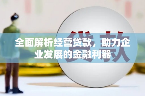 昌乐全面解析经营贷款，助力企业发展的金融利器