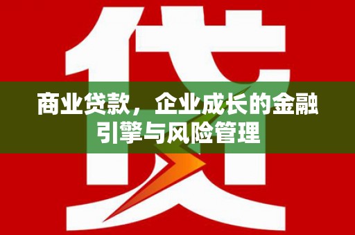 昌乐商业贷款，企业成长的金融引擎与风险管理