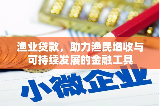 昌乐渔业贷款，助力渔民增收与可持续发展的金融工具