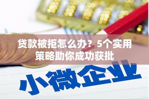 昌乐贷款被拒怎么办？5个实用策略助你成功获批