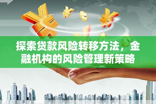 昌乐探索贷款风险转移方法，金融机构的风险管理新策略