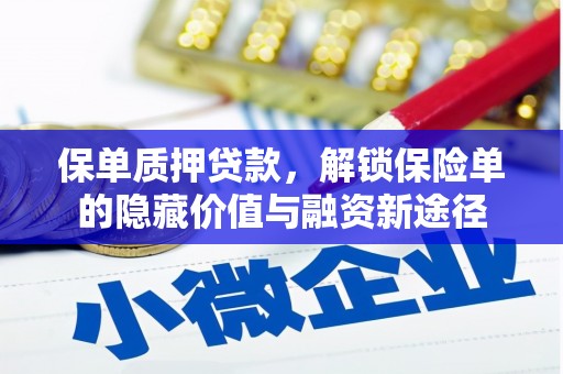 昌乐保单质押贷款，解锁保险单的隐藏价值与融资新途径