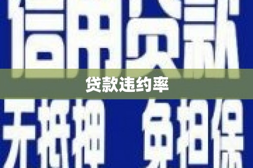 昌乐贷款违约率