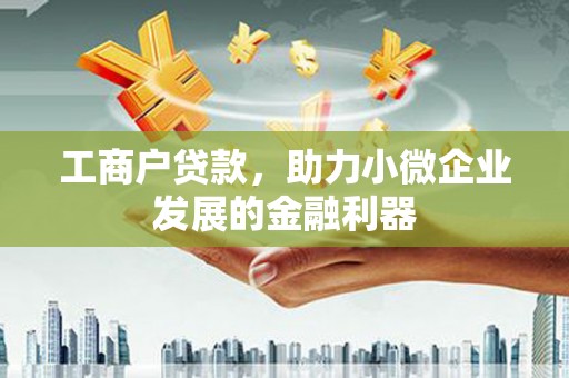 昌乐工商户贷款，助力小微企业发展的金融利器