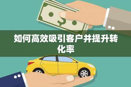 昌乐如何高效吸引客户并提升转化率