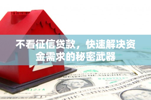 昌乐不看征信贷款，快速解决资金需求的秘密武器