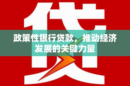 昌乐政策性银行贷款，推动经济发展的关键力量