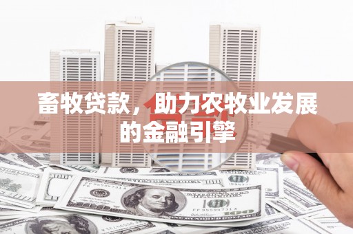 昌乐畜牧贷款，助力农牧业发展的金融引擎