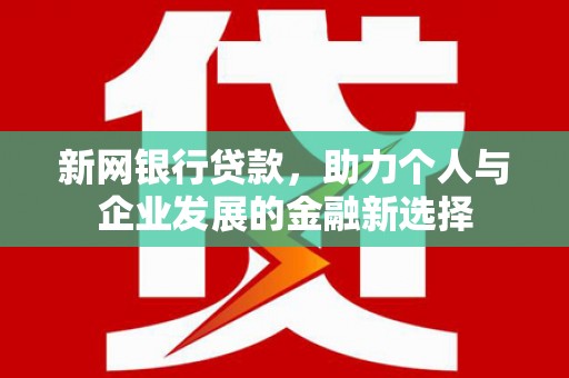 昌乐新网银行贷款，助力个人与企业发展的金融新选择