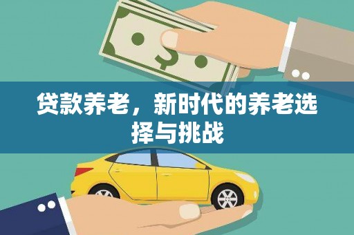 昌乐贷款养老，新时代的养老选择与挑战