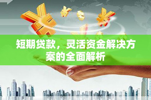 昌乐短期贷款，灵活资金解决方案的全面解析